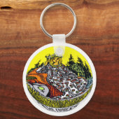 皇后タロットカード キーホルダー (正面)