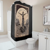 皇后タロットカード シャワーカーテン (インサイチュ)