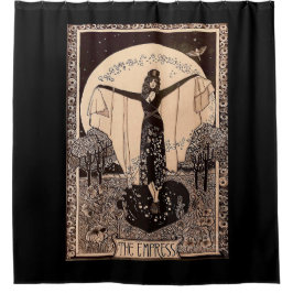 皇后タロットカード シャワーカーテン