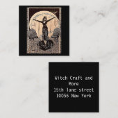 皇后タロットカード スクエア名刺 (正面/裏面)