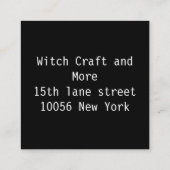 皇后タロットカード スクエア名刺 (裏面)