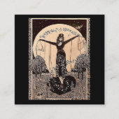 皇后タロットカード スクエア名刺 (正面)