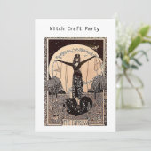 皇后タロットカード 招待状 (スタンド正面)