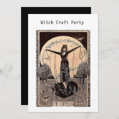 皇后タロットカード 招待状 (正面/裏面)