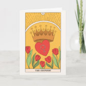 皇后タロットカー専攻のドArcanaエネルフェミニンギー シーズンカード (正面)