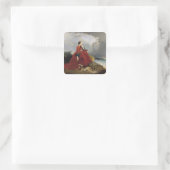 皇后ユーゲニー・アットビアリッツ， 1858 スクエアシール (バッグ)