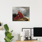 皇后ユーゲニー・アットビアリッツ， 1858 ポスター (ホームオフィス)