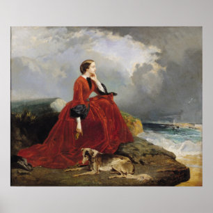 皇后ユーゲニー・アットビアリッツ, 1858 ポスター