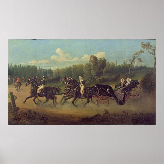 皇后ユージェニーとヴィクトリア女王が ポスター (正面)