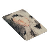 皇后ユージェニー（黒と赤のチョーク） マグネット (右側)