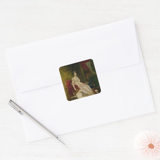 皇后ヨセフィン1808 スクエアシール (封筒)