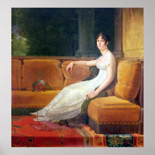 皇后ヨセフィーヌatマルメゾン, c.1801 ポスター (正面)