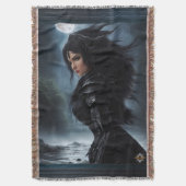 皇后ヴァンパイアハンターAIコンセプトアートby Xzendor7 スローブランケット (正面縦)