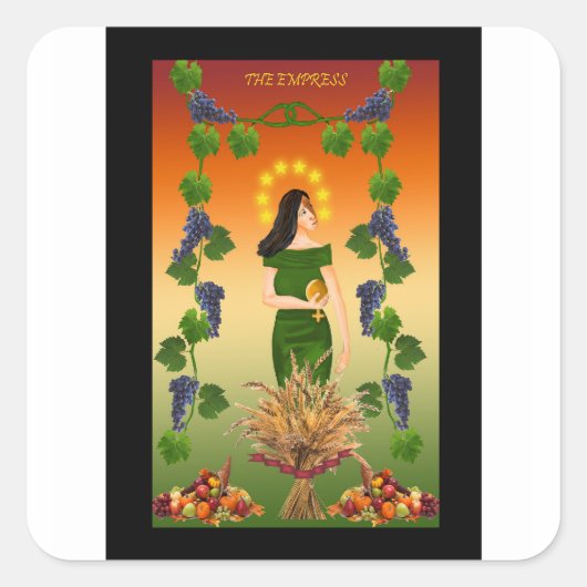 皇后 – ステッカー (正面)