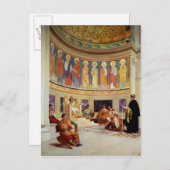 皇后Eudoxiaによって追放される聖ヨハネChrysostom ポストカード (正面/裏面)