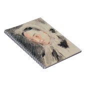 皇后Eugénie (黒く及び赤いチョーク) ノートブック (右側)