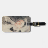 皇后Eugénie (黒く及び赤いチョーク) ラゲッジタグ (正面横)