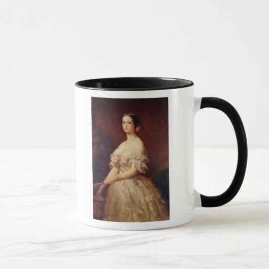 皇后Eugenie 1854年のポートレート マグカップ (右)