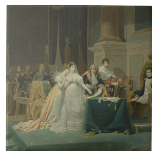 皇后Josephineの離婚(1763-1814年) 1 タイル (正面)