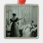 皇后Josephineは予言を明らかにします メタルオーナメント (正面)