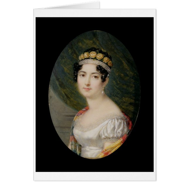 皇后Josephine (1763-のポートレートのミニチュア (正面)