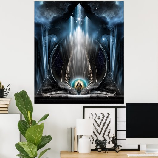 皇国観覧壁ポスターの氷のビジョン ポスター (ホームオフィス)