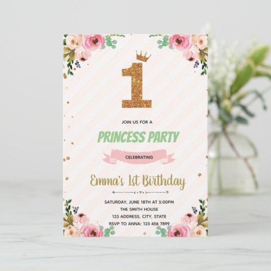 皇太子さまの誕生日のお招き 招待状 (スタンド正面)