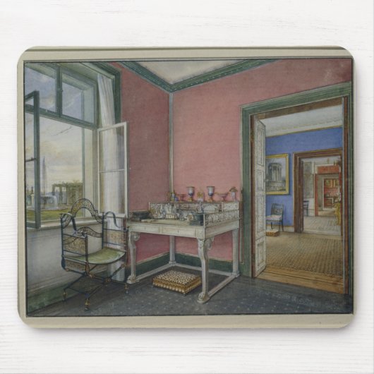 皇太子妃の執筆キャビネット マウスパッド (正面)