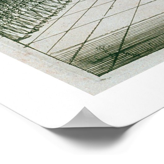 皇居の中のdの説明から ポスター (角)