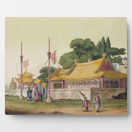 皇居プレート54 – 「Le Costume」 フォトプラーク (正面)