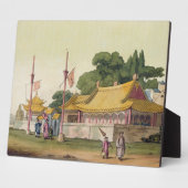 皇居プレート54 – 「Le Costume」 フォトプラーク (側面)