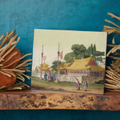 皇居プレート54 – 「Le Costume」 フォトプラーク (側面)