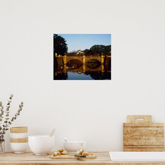 皇居二重橋 ポスター (キッチン)