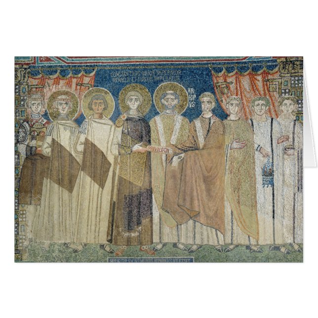 皇帝のコンスタンチーヌIVの補助金税の免除 (正面横)