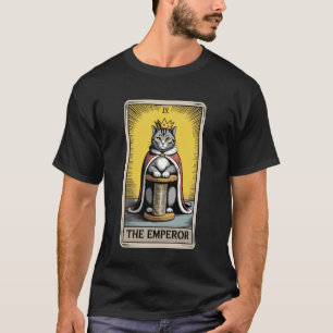皇帝のタロットカード ミスティック 猫の爪とぎポスト Tシャツ