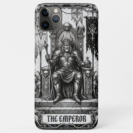 皇帝のメジャーアーケーナ Case-Mate iPhoneケース (裏面)