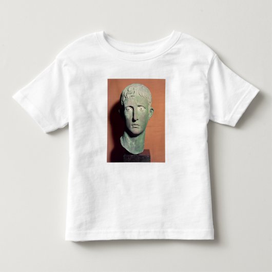 皇帝の実物大の彫像からの頭部 トドラーTシャツ (正面)