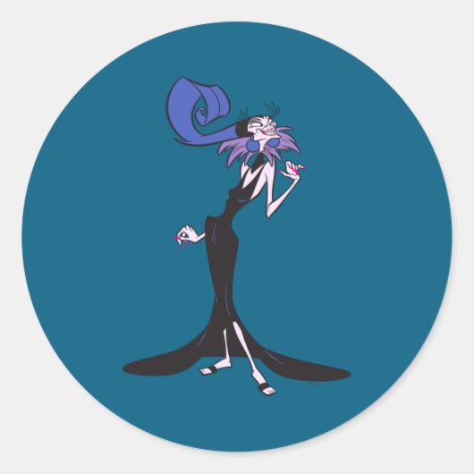 皇帝の新しいグルーヴ Yzma _1 ラウンドシール (正面)
