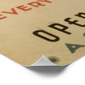 皇帝の新しい衣服ヴィンテージWPAシアター ポスター (角)