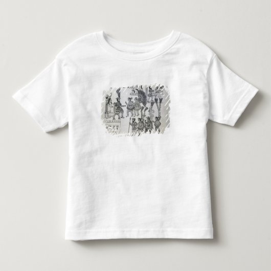 皇帝のCuauhtemocの最後のアステカな降伏 トドラーTシャツ (正面)
