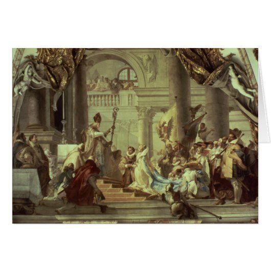 皇帝のFrederick Barbarossaの結婚式 (正面横)