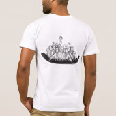 皇帝は衣服を身に着けていません Tシャツ (裏面)