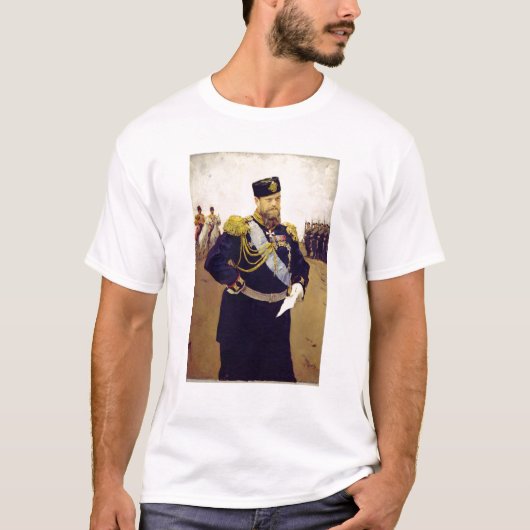 皇帝アレキサンダーのポートレートIII 1900年 Tシャツ (正面)