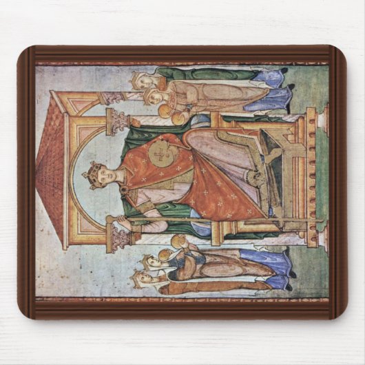 皇帝オットーのポートレート記号とのII、の マウスパッド (正面)