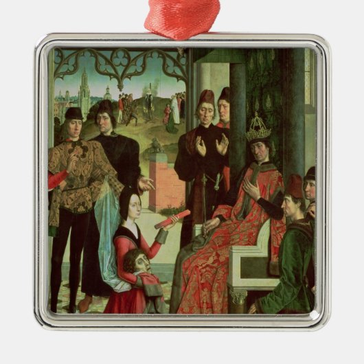 皇帝オットーの正義: 火による試験 メタルオーナメント (正面)