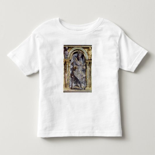 皇帝カール大帝の神社 トドラーTシャツ (正面)