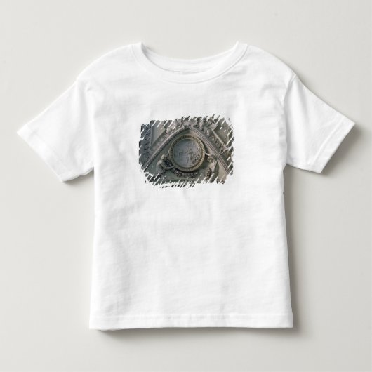 皇帝コンスタンチーヌを描写する円形浮彫り トドラーTシャツ (正面)
