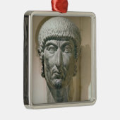 皇帝コンスタンチーヌIの巨大な頭部 メタルオーナメント (右)