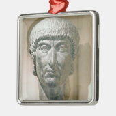 皇帝コンスタンチーヌIの巨大な頭部 メタルオーナメント (左)