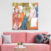 皇帝シャルルマーニュの即位 キャンバスプリント (インサイチュ (リビング))